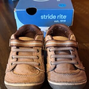 Stride Rite Brown Kids Shoes